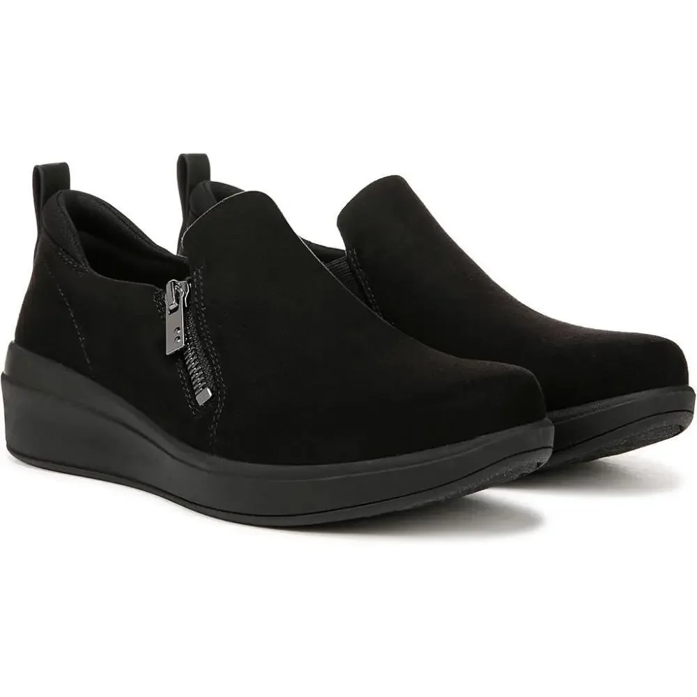 Ryka Luminous I8637F1002 Sneakers Women's 10 Black Slip On Walking Shoes GAL1068